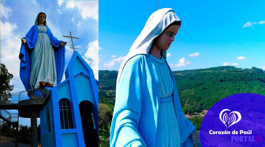 Construyen la imagen de la Virgen Milagrosa más grande del mundo- Brasil