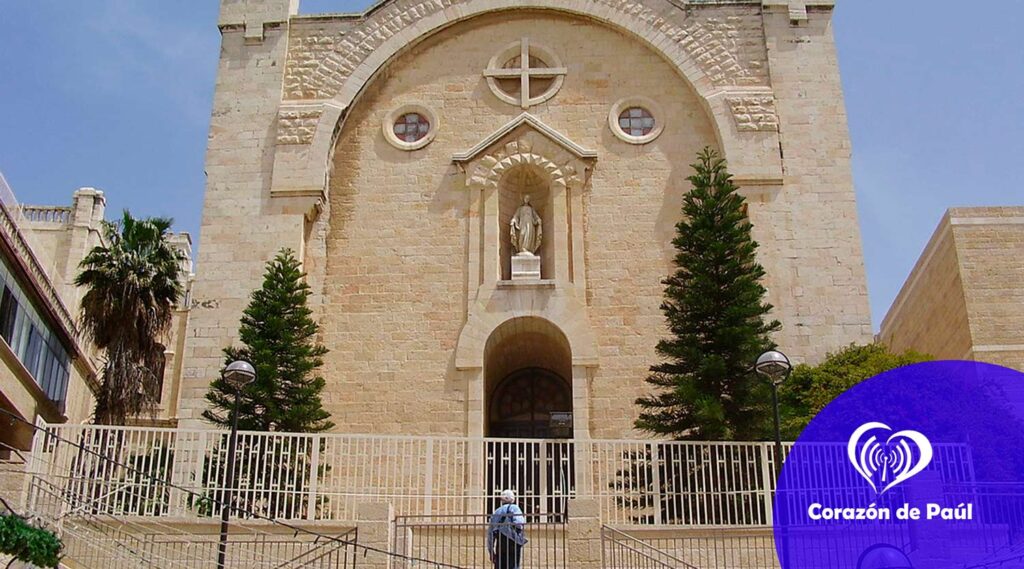 Así es la única capilla dedicada a San Vicente de Paúl en Jerusalén