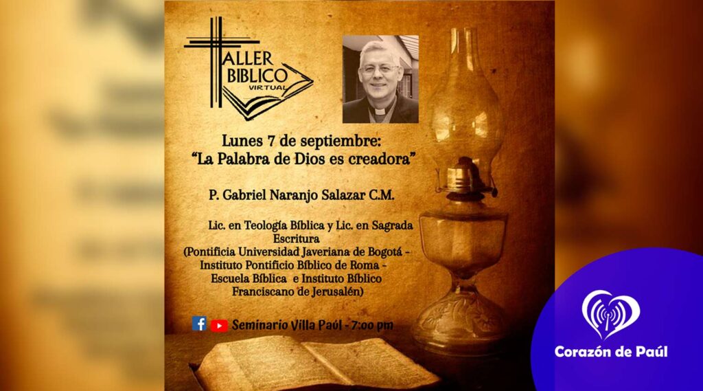 Taller Bíblico día 1 La Palabra de Dios es Creadora