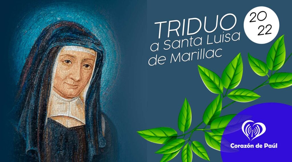 Triduo en Honor a Santa Luisa de Marillac del 6 al 8 de Mayo 2022